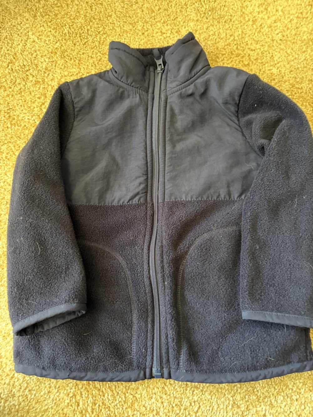 Place Navy Kids Full-Zip  Fleece Jacket